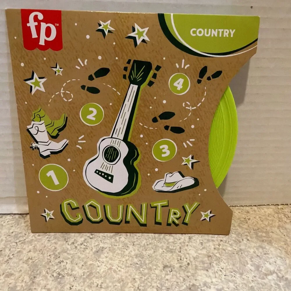 FISHER PRICE Records, Mattel Country Pop Mindful Classic Hip Hop - records only